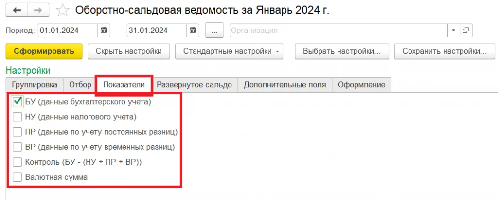 Показатели